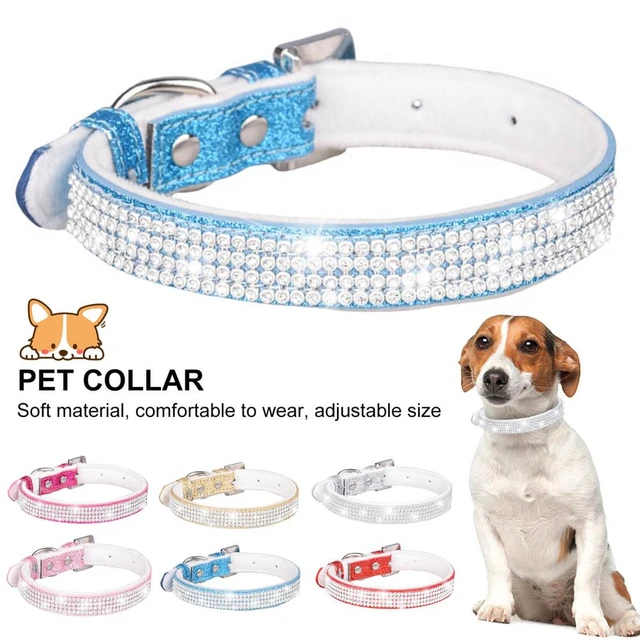 Bling Crystal Dog Collar Diamond Puppy Pet Shiny Full Rhinestone Necklace  Collar Collars For Pet Little Dogs Supplies S/M/L - AliExpress