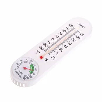 

Garden Thermometer Wall Hung Thermometer Hygrometer Temperature for Indoor Outdoor Garden Office
