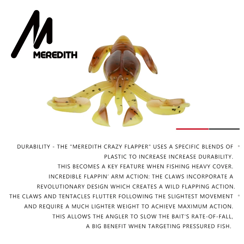 MEREDITH Crazy Flapper рыболовные приманки 70 мм 90 мм мягкие приманки рыболовные приманки мягкие силиконовые приманки креветка, австралийский окунь рыболовные снасти