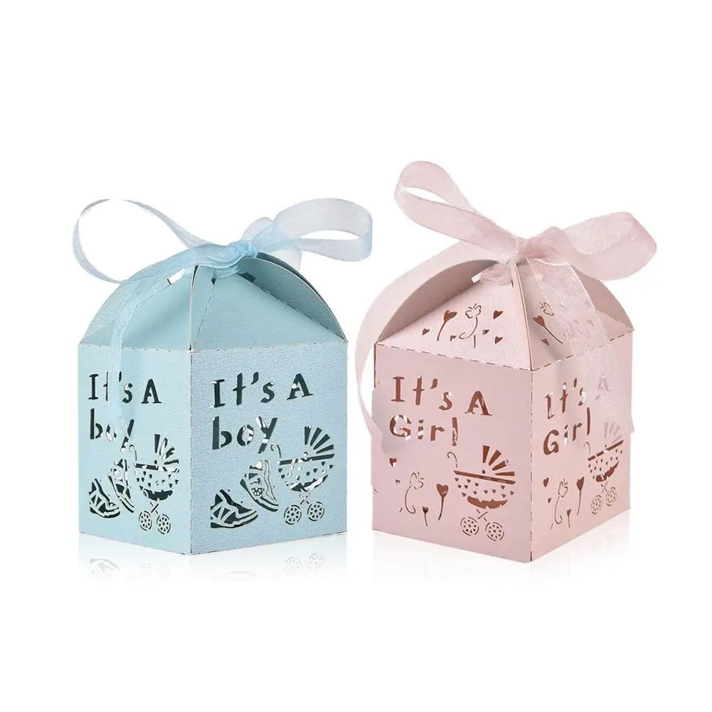 

50PCS Baby Shower Party Candy Box Wedding Candy Box Decoration