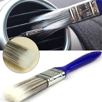 

Portable Ended Car Air Conditioner Vent Slit Dusting Blinds Keyboard Cleaning Brush Car Wash