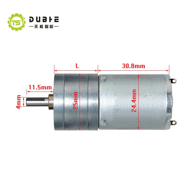 DC reduction motor 25ga370 6v12v2v speed regulating large torque intelligent robot car | Бытовая техника