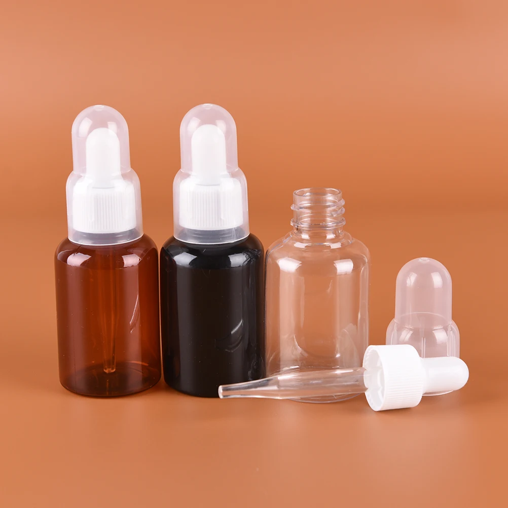

Essential Oil Bottle With Pure Dropper Perfume Sample Tubes For Liquid Reagent Pipette 3 Color 1PCS 50ml Empty Refillable Bottle