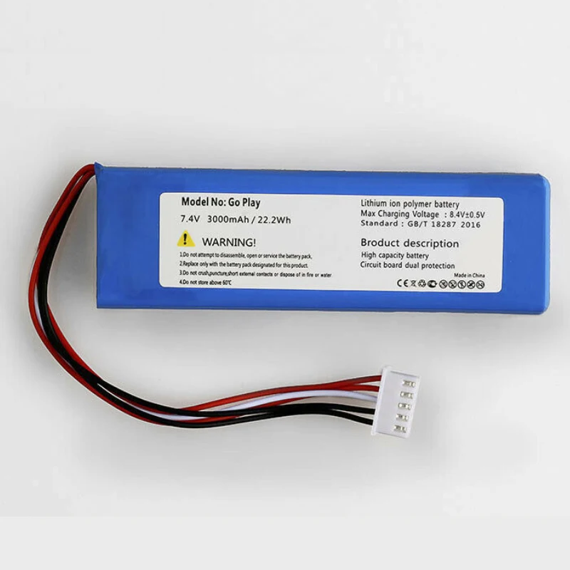 Литий-полимерная аккумуляторная батарея 7,4 V 3000mAh для динамика Harman Kardon Go Play