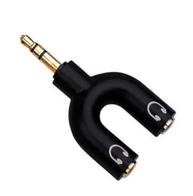 Y dupla áudio divisor cabo adaptador conveniente linha de áudio 1 a 2 aux cabo 3.5mm fone de ouvido adaptador 1 macho para 2 fêmea