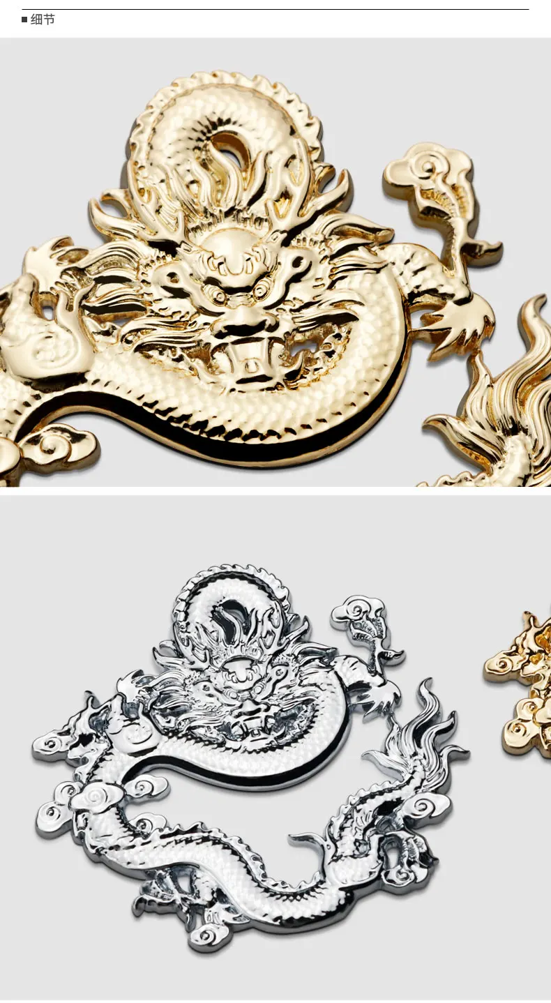 Noizzy китайский Dragon Ball Z символ императора 3D металлическая Авто VIP благородная Автомобильная наклейка эмблема Золотой значок тюнинг аксессуары для автомобиля Стайлинг