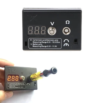 

LED Display Atomizer Ohm Reader Resistance Tester For EGO Electronic Cigarette