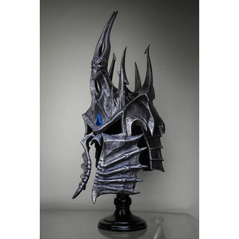 Модель вентиляторов из стекла стали HCMY Lich King шлем 1:1 для коллекции