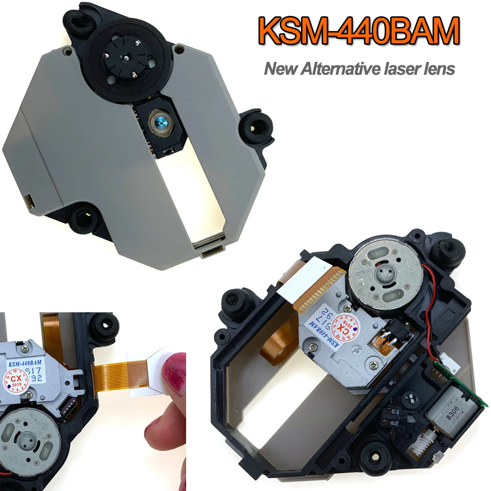 Лазерный оптический привод объектива KSM-440ADM 440AEM 440BAM запасная сборка для sony PS1 лазерная головка аксессуары для игры для PS1 оптическая - Цвет: KSM 440 BAM