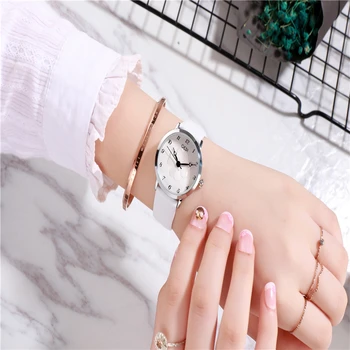 

Watch women 10pcs quartz wristwatches ladies watches luxury gifts Leather watch bulk items wholesale lots free Limit discounts
