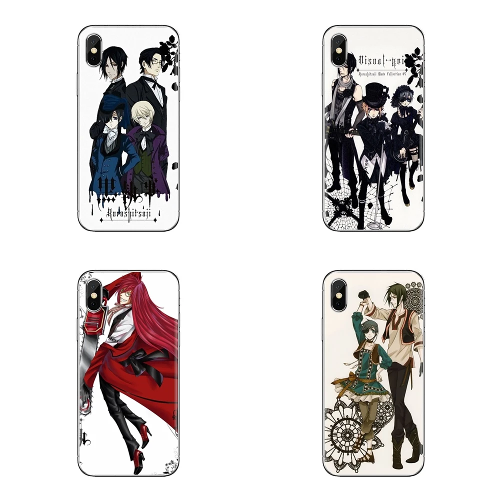 For Huawei Mate Honor 4C 5C 5X 6X 7 7A 7C 8 9 10 8C 8X 20 Lite Pro anime black butler kuroshitsuji Transparent Soft Cases Covers |