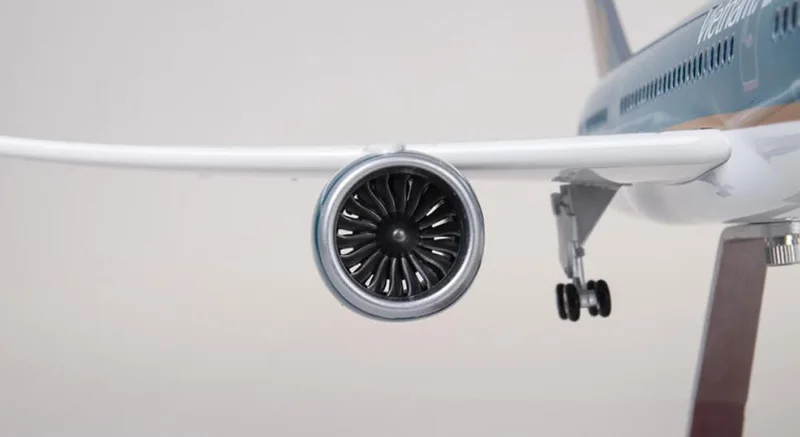 1/130 масштаб 47 см частный самолет Boeing B787 Dreamliner самолет вьетнамские авиалинии Модель W светильник и колеса литой пластик план
