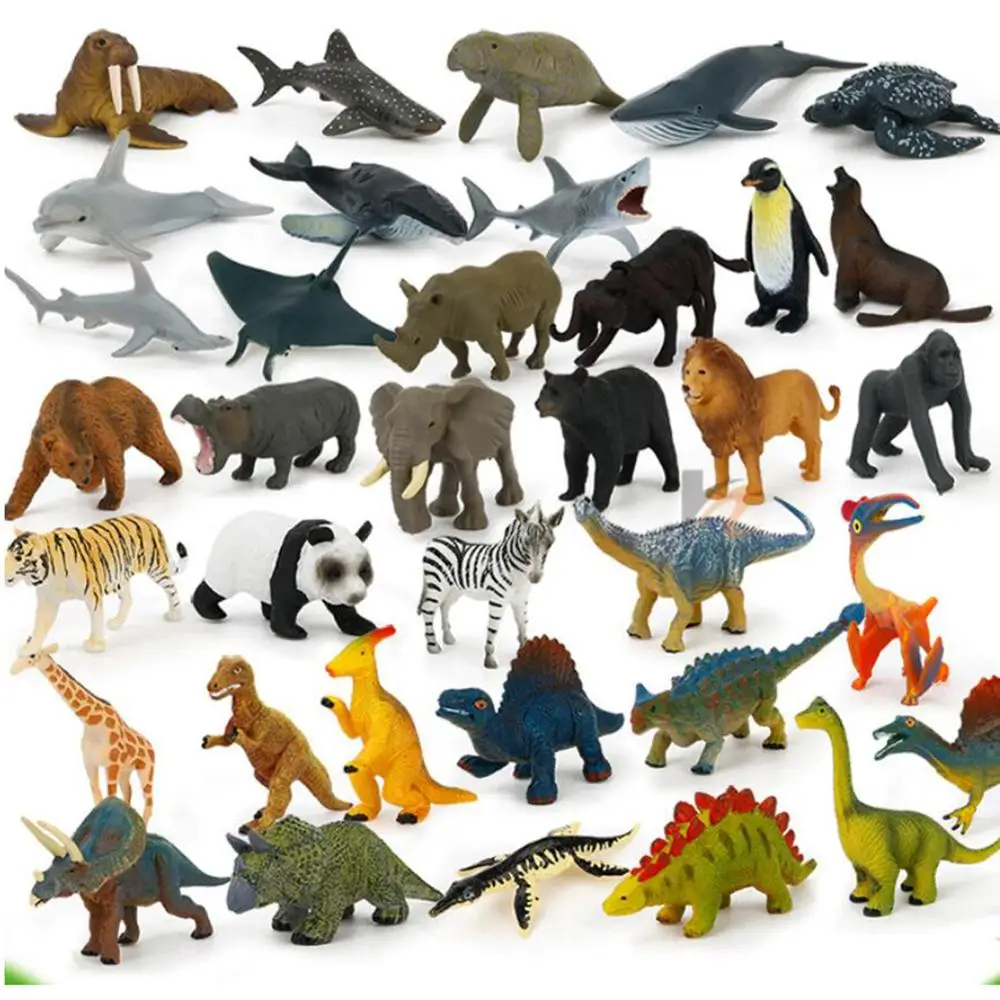 

12Pcs/Set Simulated Dinosaur Marine Wildlife PVC Model for Kids Education Toys Best Gift