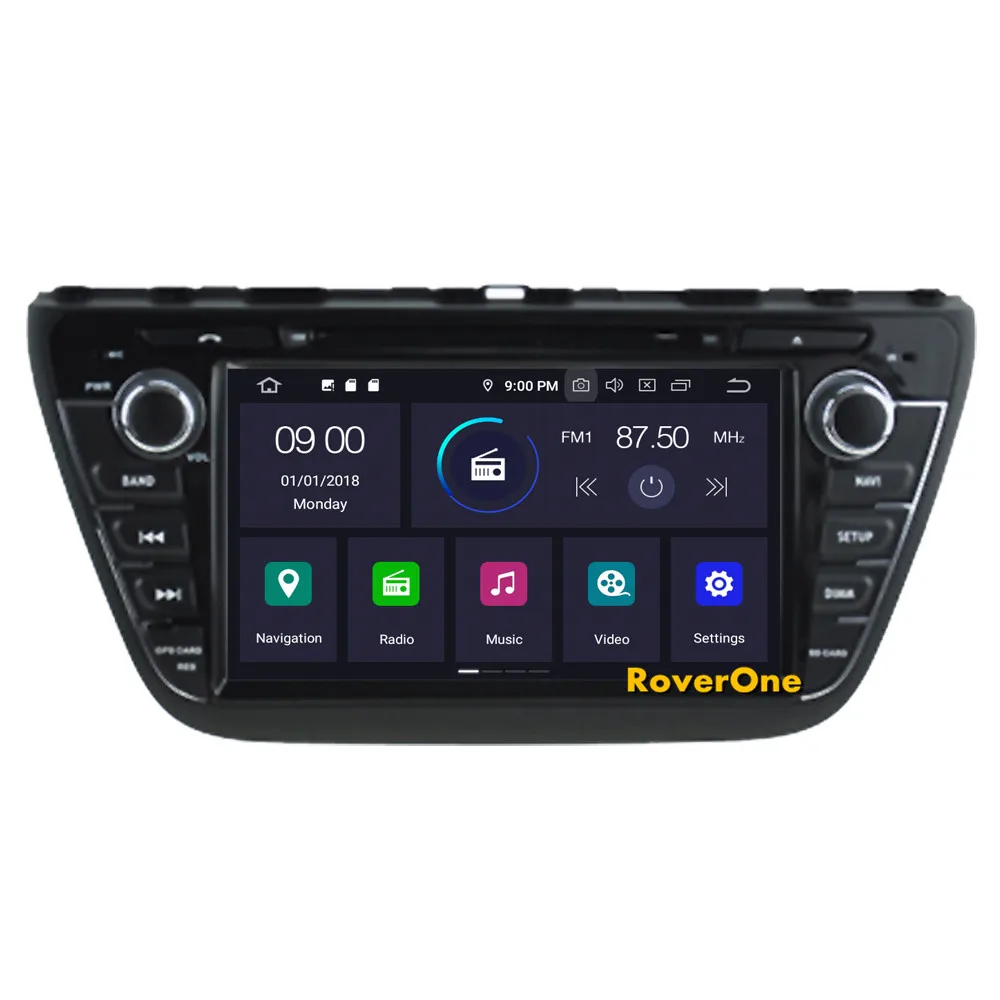 Discount RoverOne Car Multimedia Player For Suzuki Cross SX4 S-Cross Android 9.0 Touchscreen Octa Core DVD Radio Stereo Navigation System 12