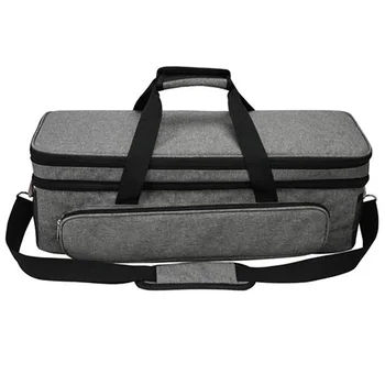 

Zipper Closure Thickened Travel Portable Sewing Machine Bag Large Capacity With Strap Multi Pockets Mesh Pouch Oxford Fabric