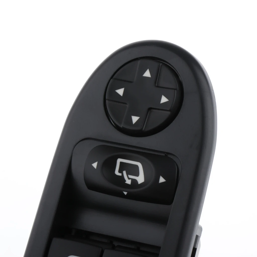 Electric Power Window Lifter Lock - Master Control Switch, Front Left Driver Side for Peugeot 207 Citroen, 96642444XT