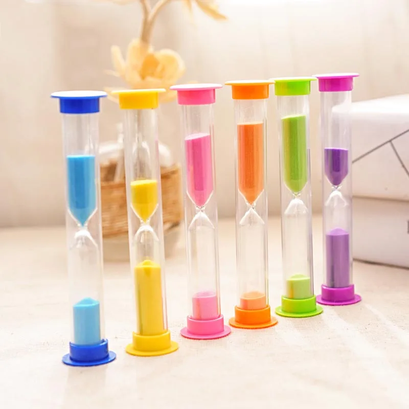 

Colored Sand Glass Sandglass Hourglass Timer 1min/3min Home Desktop Decor Gift Toys Kitchen Cooking Timer