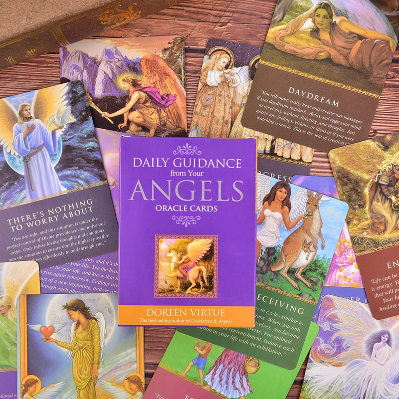 Tarot Cards Daily Guidance Angels Oracle Card Deck Table Game Playing Cards Board Games Family Gifts Party Playing Entertainment