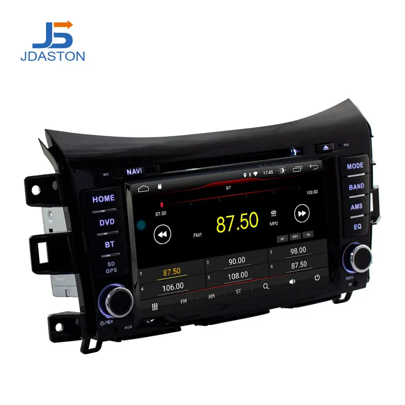 Автомобильный DVD плеер JDASTON Android 10 0 для NISSAN NP300 Navara 2014 2018 мультимедийный GPS