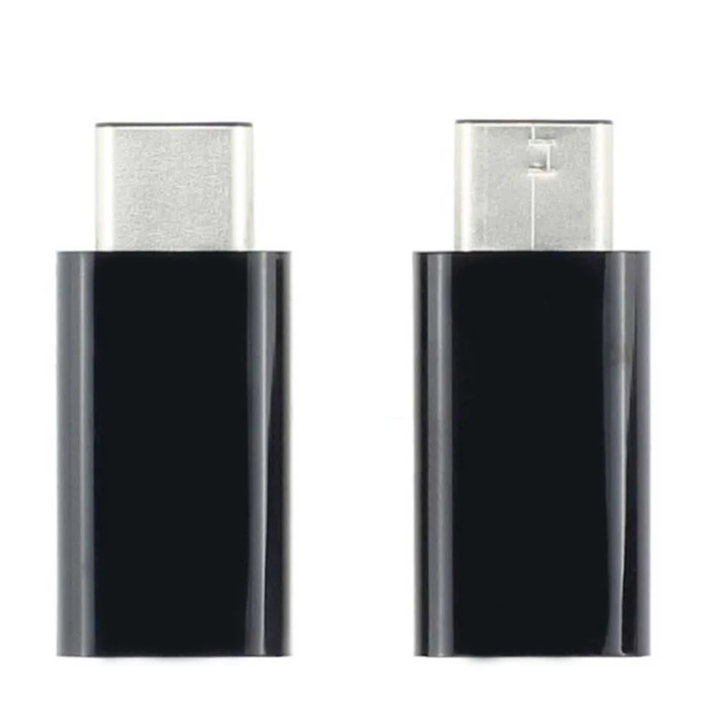 Черный USB 3,1 type C Мужской к Micro USB Женский адаптер конвертер Разъем Поддержка OTG