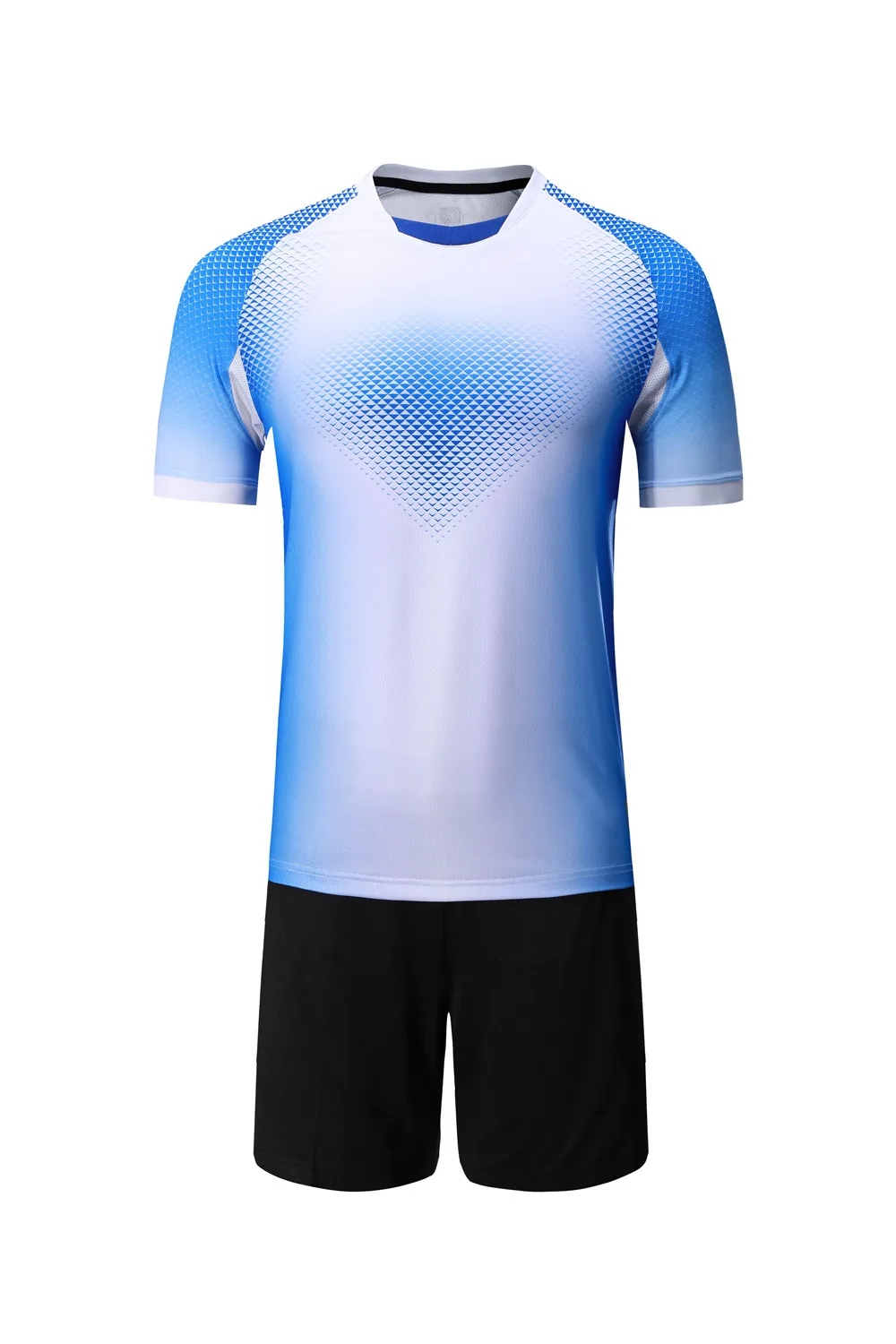 KJW8812 white blue Детская Мужская Спортивная майка 19-20 футбольные костюмы Survete, мужские футбольные комплекты, Молодежная детская спортивная форма, комплект на заказ - Цвет: KJW8812 white blue