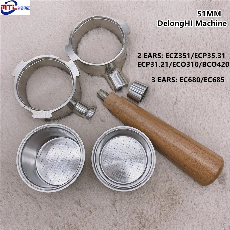 Coffee Bottomless Portafilter 51mm For 
