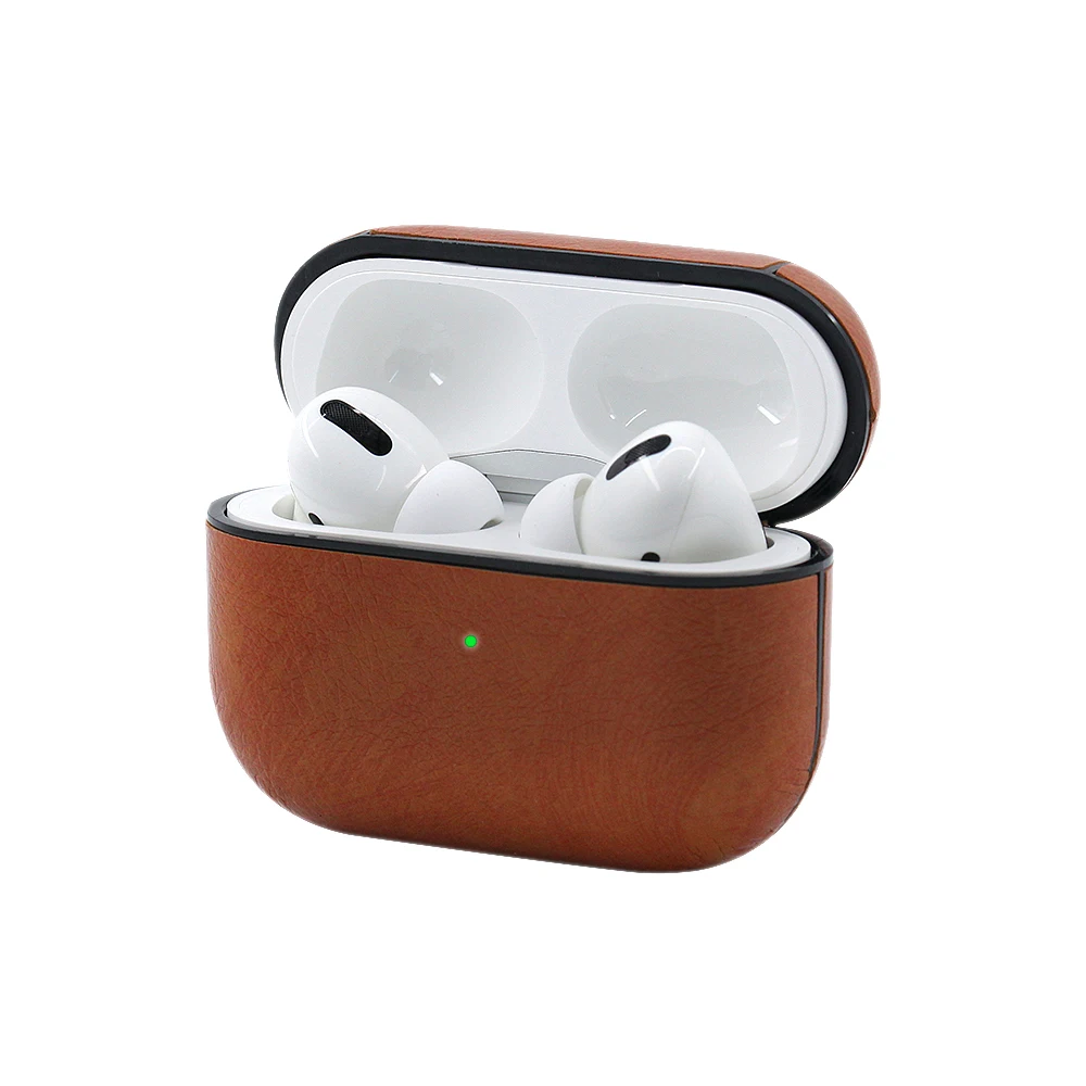 Кожаный чехол для Apple Airpods Pro Чехол кожаный чехол для airpods 3 pro Чехол беспроводной Bluetooth адаптер для наушников