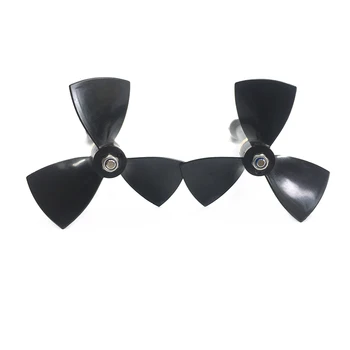 

1Pair 5x80mm 3 Blades Full-immersion Propeller Underwater Thruster CW/CCW Paddle Spare Parts for RC Tug Biat Boat ROV Model