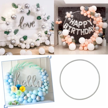 

58/78cm Circle Balloon Hoop Holder Balloon Garland Ballon Ring Arch Wedding Birthday Baby Shower Party Christmas Noel Decoration