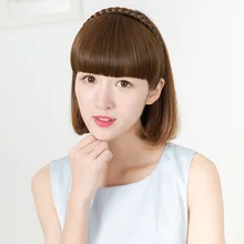 LUPU пеньковая оплетка парик женский лента для волос Южно-корейский орнамент Противоскользящий пояс зубная головная повязка обжимные волосы banger шпилька banger зажим