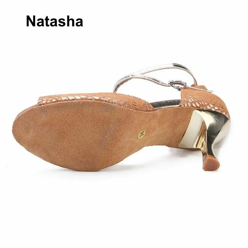 Обувь для латиноамериканских танцев Natasha из натуральной кожи профессиональная
