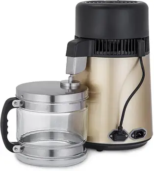 

4 L Water Distiller Stainless Steel Water Distiller 750W Kit 1.1 Gallon Household water bottle filter 750W