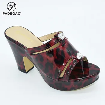 

2020 New Italian Ladies Sexy High Heels Pumps Red Design Ladies Women Pumps African Shoes for Parties