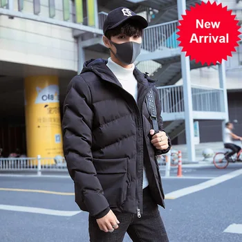 

Hooded Jacket Winter Men 2020 New Mens Warm Coat Male Windproof Parka Solid Casual Zipper Jackets Man Overcoat 2020 Clothes