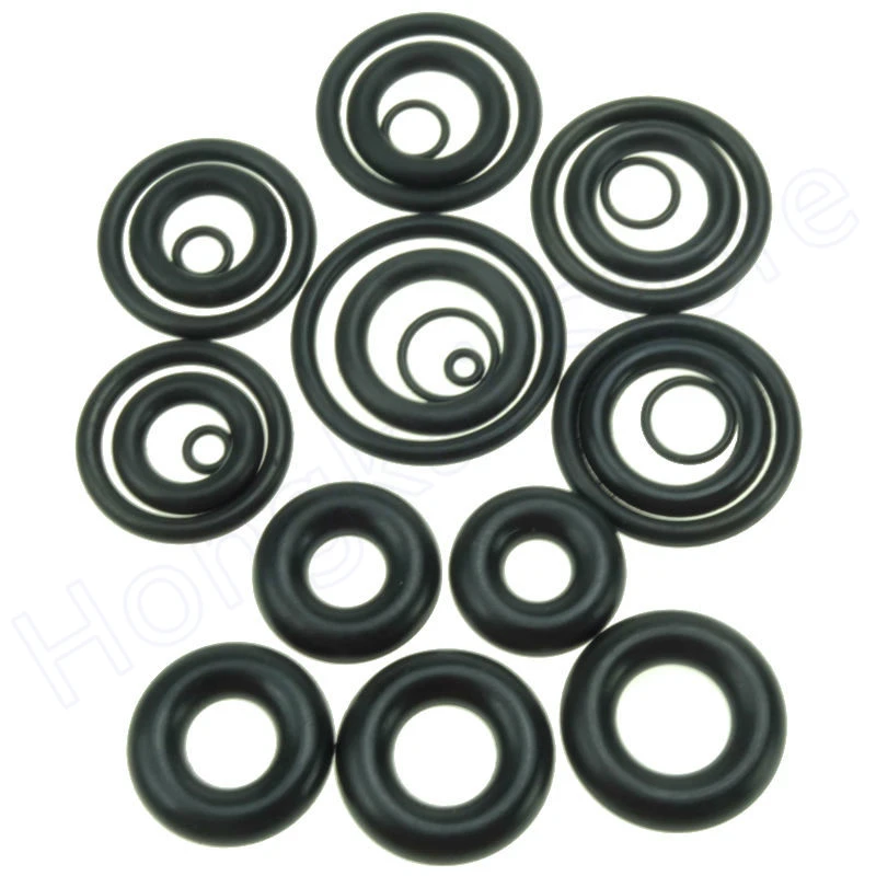 

20pcs CS 2mm Black Nitrile Rubber (NBR) O-Ring OD 8-80mm Seal Washer Heat Resistance 100°