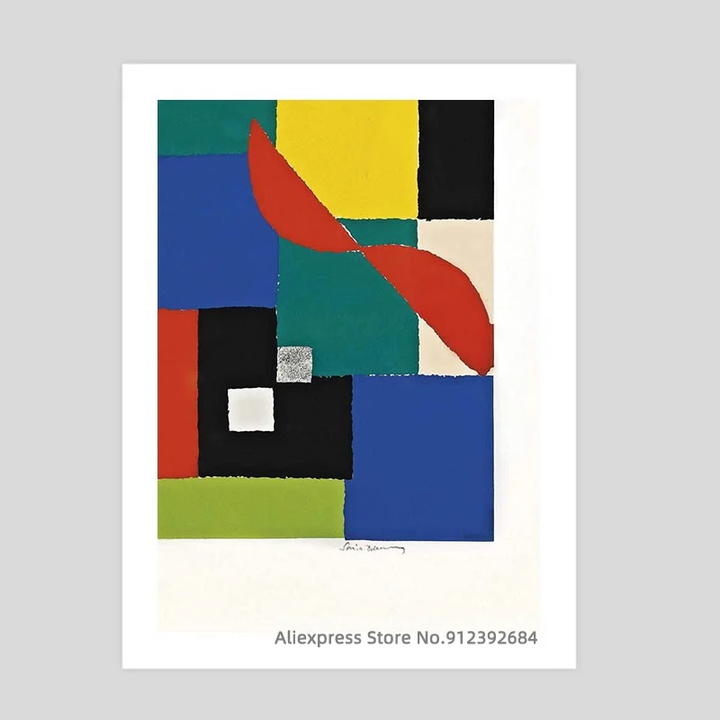 Печать на холсте Sonia Delaunay жикле-Знаменитые Картины для изобразительного