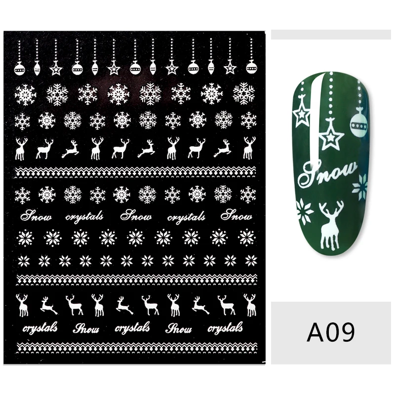 MEET ACROSS 12 видов стилей Charm 3D цветные наклейки для ногтей дизайн ювелирных изделий для ногтей слайдеры Советы Украшение для маникюра «сделай сам» - Цвет: S08251