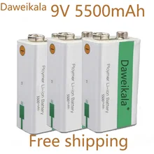 2021 novo ciclo usb bateria de carregamento 9v 5500mah é adequado para câmera e outras séries de produtos eletrônicos + cabo de carregamento usb