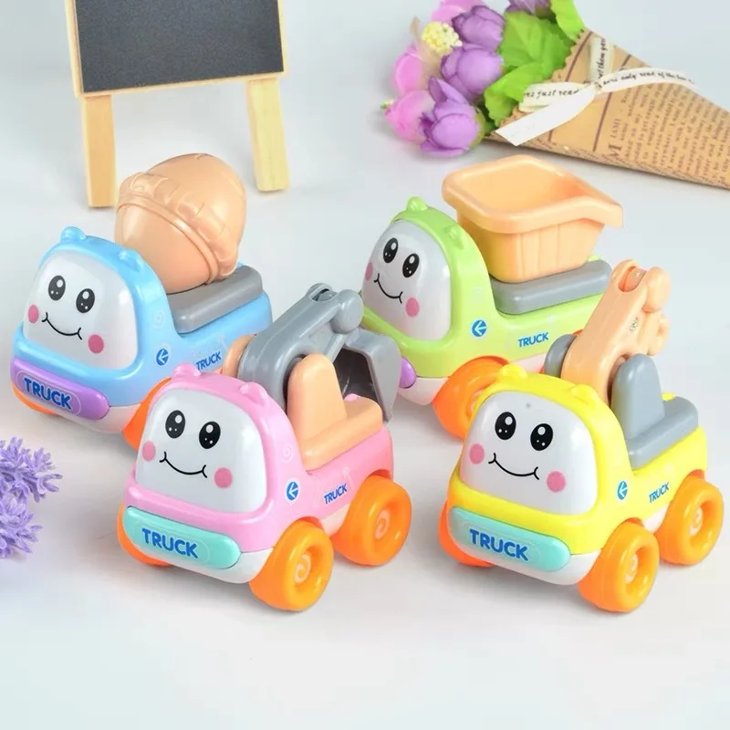 Автомобиль Инжиниринг автомобиль 1-3 лет мультфильм унисекс падение-упорный Детский образовательный инженерный автомобиль 10 юаней Engi