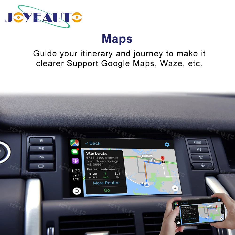 Joyeauto беспроводной Apple Carplay для Land Rover/Jaguar Discovery Sport F-Pace Discovery 5 Android авто зеркало Wifi iOS13 автомобильный игровой