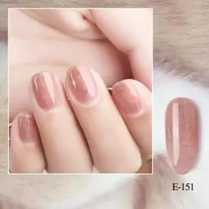 BUKAKI лак для ногтей из искусственного меха лак для ногтей замачиваемый лак для ногтей УФ-светодиодный долговечный клей для ногтей - Цвет: E-151