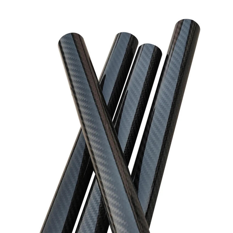 1 Pcs 1000mm 3K Carbon Fiber Tube Diameter 16mm 17mm 18mm 19mm 20mm 22mm Glossy Surface for Plant Protection Aircraft