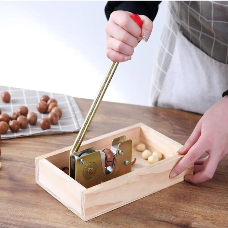  Manual Macadamia Nut Opener Nut Cracker Machine Walnut Nutcracker Nut Sheller Tool Macadamia Nut Op - 4000081939136