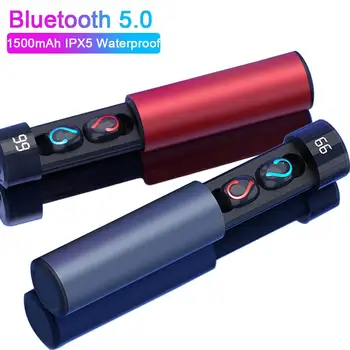 

BEESCLOVER TWS Bluetooth Earphones HD Stereo Wireless Earphone Noise Cancelling Sports Headset Noise Cancelling Gaming Headset