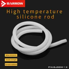 Tuyau dur refroidi à l'eau pour ordinateur, artefact coude anti pliage, bâton rond en silicone, bande de caoutchouc GJSGW 12 