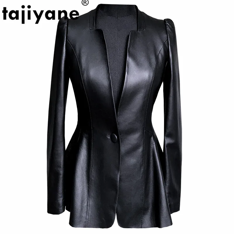 Уличная куртка из натуральной кожи весенне осеннее пальто женская одежда 2020