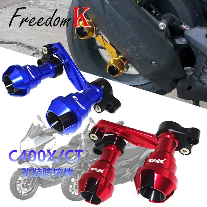 

For BMW C400GT C400X C400 X GT C 400X 400GT Motorcycle CNC Anti-Collision Slider Guard Muffler Pipe Frame Slider Fall Protection