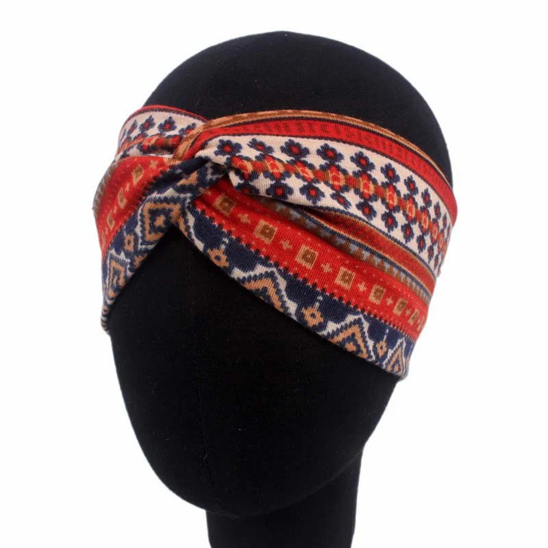 Тюрбан в стиле бохо женские повязки на голову широкий растягивающийся головной