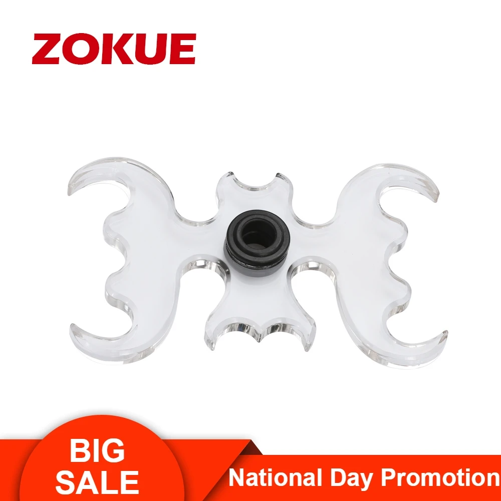 

ZOKUE Durable Anti-slip Billiard Pool Snooker Cue Rest Bridge Head Holder Plastic Transparent Professional Accessory Billiard