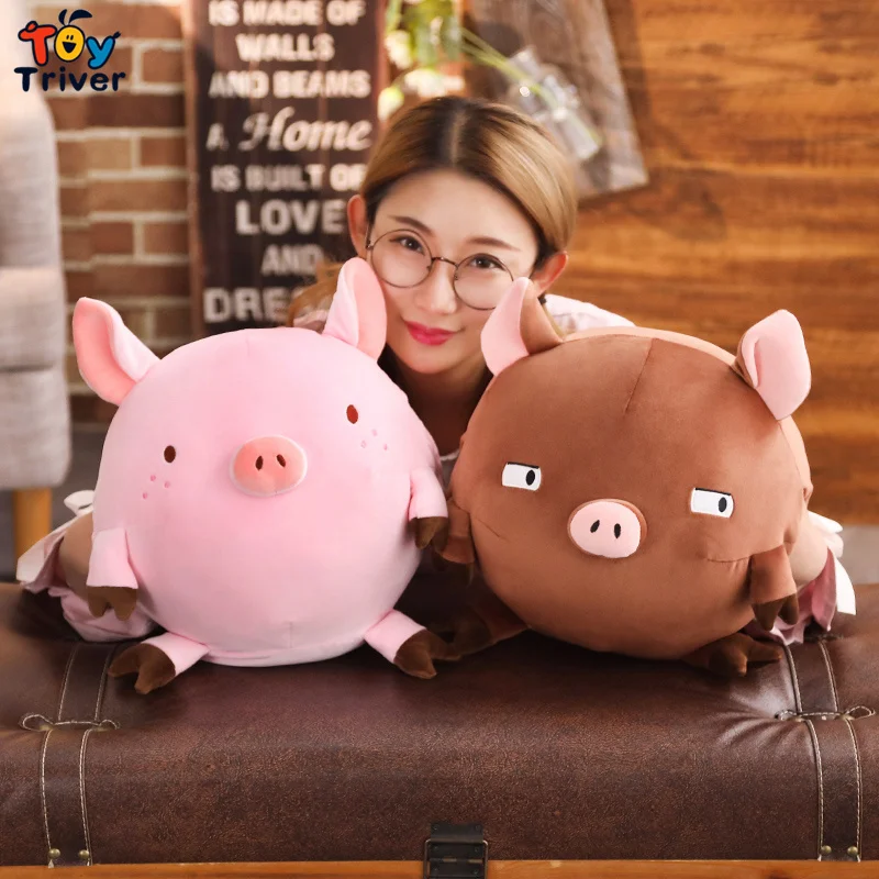 Kawaii Pig Hand более теплая подушка Подушка плюшевая игрушка Triver Мягкая кукла ребенок день рождения девочки подарок Декор для дома, магазина Прямая